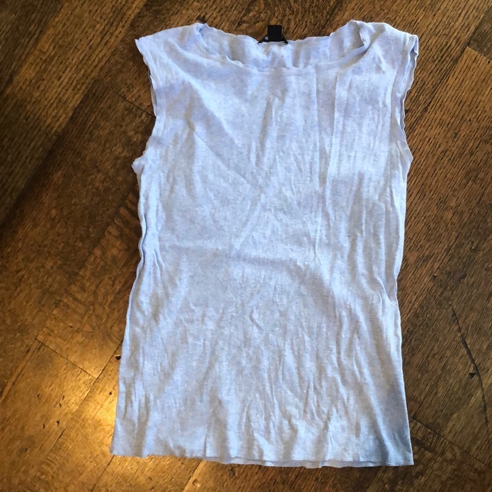 Strenesse gabriele strehle baby blue sleeveless top